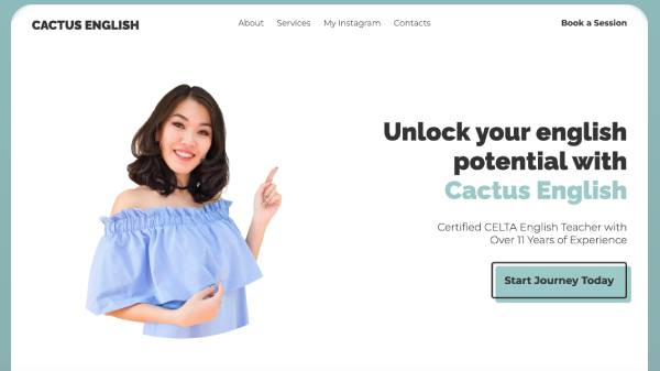 Cactus English Website